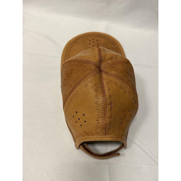 Handmade Cuban Leather Baseball Cap Hat Souvenir Tooled Embossed Adjustable - Picture 7 of 14